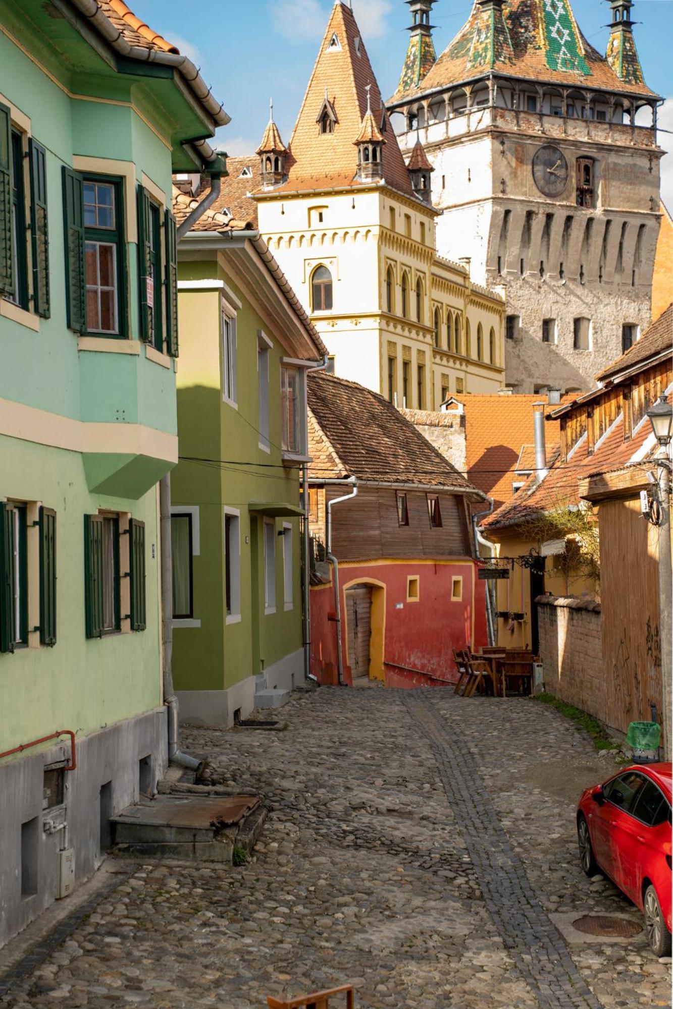 Apartmán Stradela Sighişoara Exteriér fotografie